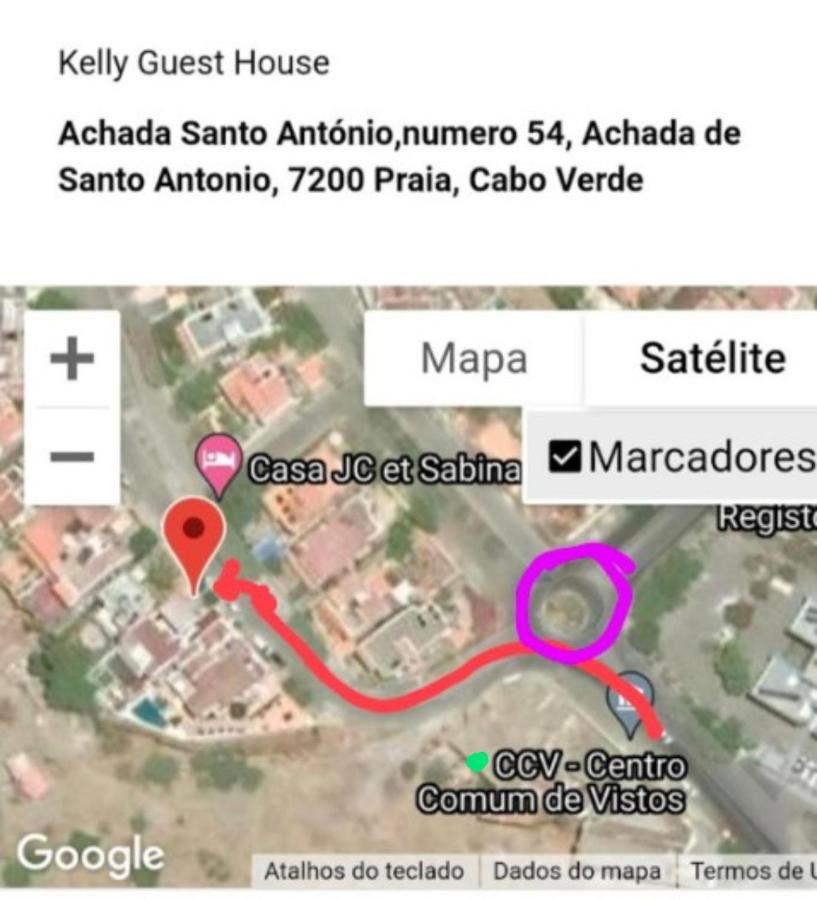 Kelly Guest House Praia Exterior photo